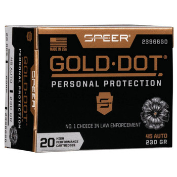 SPEER 23966GD GOLD DOT 45A 230 HP 2010 UPC: 604544647280