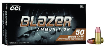CCI Blazer Subsonic Centerfire Ammunition, 9mm Luger, Full Metal Jacket, 147 Grain - 50 Cartridge Box ( 50 / 1 )
