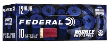 Federal Shorty 12 Gauge Shotshell Ammunition, 1 3/4 in, 1200 fps, 1 oz, Slug - 10 Cartridge Box ( 10 / 1 )