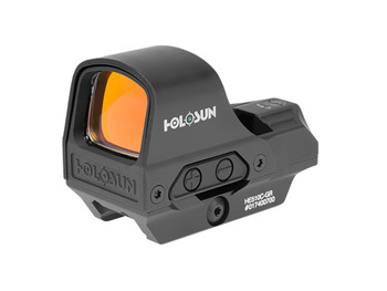 Holosun HE510CGR 510 Black 1 x 0.91" x 1.26" 2 MOA Green Dot/65 MOA Circle Multi Reticle