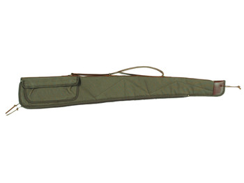 Bob Allen 14533 Canvas Shotgun Case Green Canvas 44" Long Shotgun