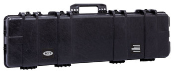 Boyt Harness H48SG HSeries Single Gun Case Water Resistant Black Polypropylene with Egg Crate Foam DustProof ORing Steel Hinge Pins  Carry Handle 48 L x 9 W x 4 D Interior Dimensions UPC: 617867112564