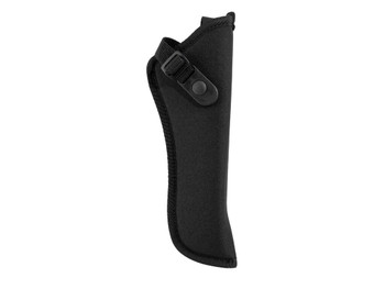 Uncle Mike's 21028 GunMate Hip Holster OWB Size 28 Black Tri-Laminate Belt Loop Fits Medium Frame Revolver Fits 4" Barrel Right Hand