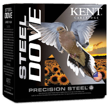 Kent Cartridge Steel Dove 20 Gauge Shotshell Ammunition, 2 3/4 Inch, 1400 FPS, 2/3 Ounce, #6 Shot - 25 Cartridge Box ( 25 / 1 )