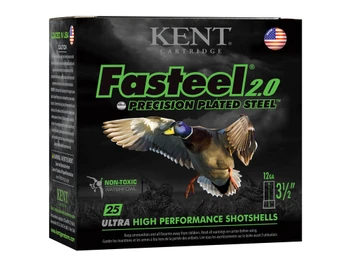 Kent Cartridge K1235FS40BB Fasteel 2.0 12 Gauge 3.50" 1 3/8 oz BB Shot 25 Per Box/ 10 Case