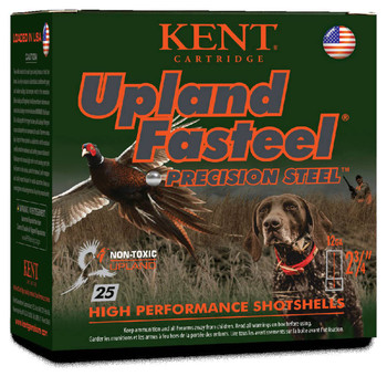 Kent Cartridge Upland Fasteel 20 Gauge Shotshell Ammunition, 2 3/4 Inch, 1500 FPS, 2/3 Ounce, #5 Shot - 25 Cartridge Box ( 25 / 1 )