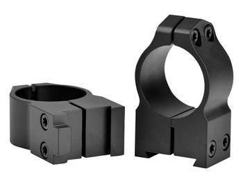 Warne 2BM Maxima Matte Black Steel 1" Tube High Vertical Split Dovetail, 0 MOA Fits CZ 550