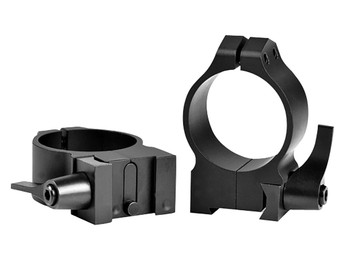 Warne 14TLM Tikka Maxima Matte Black 30mm Medium Quick Detach 0 MOA