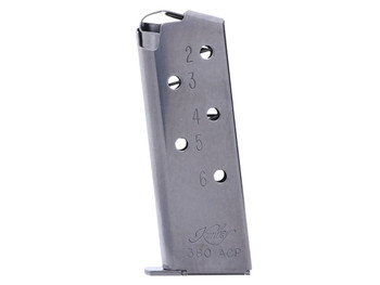 Kimber Mfg.,inc 1200163A Micro Magazine 6rd Silver Stainless Steel