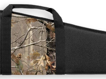 Bulldog BD21044 Camo Panel Rifle Case 44" Scoped Rifle Black Nylon Case with Integrated Realtree AP Panel