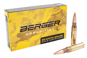 Berger Bullets 60010 Tactical Rifle 308Win 175gr Hybrid Open Tip Match 20 Per Box/10 Case                                                                                                               