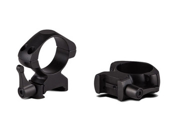 Konus 7409 Steel Rings Matte Black 30mm Quick Release High 0 MOA