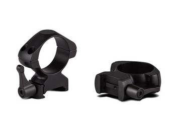Konus 7409 Steel Rings Matte Black 30mm Quick Release High 0 MOA