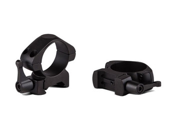 Konus 7410 Steel Rings Matte Black 30mm Quick Release Medium 0 MOA