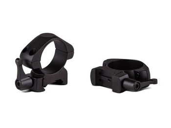 Konus 7410 Steel Rings Matte Black 30mm Quick Release Medium 0 MOA