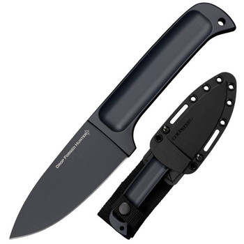 Cold Steel CS36MG Drop Forged Hunter 4 Fixed Plain Gray Powder Coated 52100 High Carbon Steel Blade 4.63 Includes Sheath UPC: 705442018766