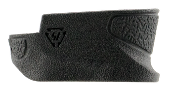 Strike Industries EMPMPS Enhanced Magazine Plate  made of Polymer with Black Finish  Extra Gripping Surface for SW MP Shield Magazines Adds 2rds 9mm Luger 1rd 40 SW UPC: 708747546880