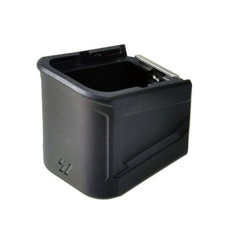Strike Industries EMPG9&40 Enhanced Magazine Plate  +5/6, 9mm Luger/40 S&W Compatible w Glock, Black Polymer                                                                                            