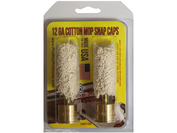 Pro-Shot 12SC Snap Caps 12 Gauge Shotgun #5/16-27 Thread Brass/Cotton Mop 2 Pack