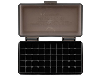 Berry's 19642 Ammo Box 9mm/380ACP Smoke/Black Polypropylene 50rd