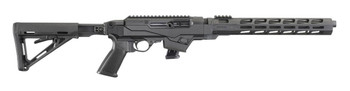 Ruger 19126 PC Carbine State Compliant 9mm Luger 101 16.12 Fluted Barrel Type III Hard Coat Anodized Aluminum Alloy Receiver Fixed Magpul MOE Stock MLok Accessory Slots Optics Ready UPC: 736676191260