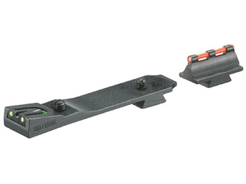 Ruger 90340 Fire Sight Sight Set Ruger 10/22 Black Fiber Optic Red Front/Green Rear Black