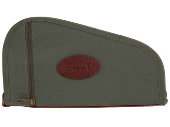 Boyt Harness PP41OD Heart-Shaped Pistol Case OD Green Canvas Holds Handgun
