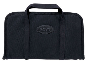 Boyt Harness 0PP660003 Rectangular Pistol Rug Black Canvas Holds Handgun