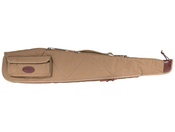 Boyt Harness OGC98PL06 Alaskan Rifle Case 48" Waxed Kahki Canvas w/ Brass Hardware & Quilted Flannel Padding for Scoped Rifles