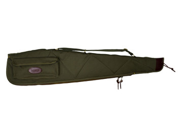 Boyt Harness OGC98PM09 Alaskan Rifle Case 44" Waxed OD Green Canvas w/ Brass Hardware & Quilted Flannel for Scoped Rifles