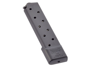 CMC Products MRPM45FS10B Power Mag Railed 10rd 45 ACP Fits 1911 Government Black Stainless Steel