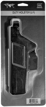 Glock HO000931 Duty  Holster OWB Black Polymer wThumb Break Retention Strap For Use wGlock 17 Gen34522 Gen 34 Only31 Gen 34 Fits 1.77 45mm Belt Left Hand UPC: 764503009310