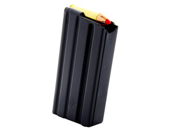 DuraMag 5X45041175CPD SS 5rd 450 Bushmaster for AR-15 Black w/ Black Follower Detachable