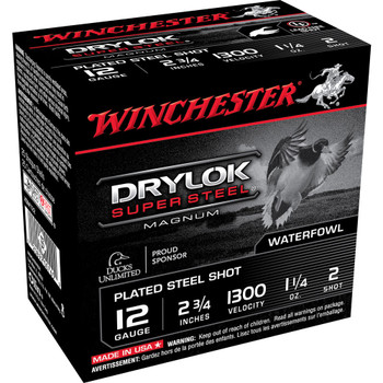 WIN DRYLOK MAG 12GA 2.75" #2 25/250 UPC: 020892007659