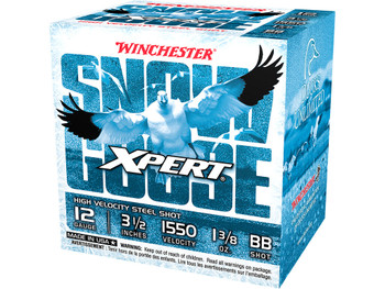 Winchester Ammo WXS12LBB Xpert Snow Goose High Velocity 12Gauge 3.50" 1 3/8oz BBShot 25 Per Box/10 Case