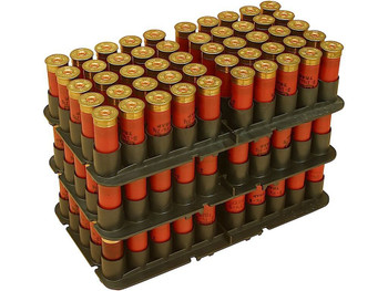 MTM Case-Gard ST2040 Shotshell Tray Black 20 Gauge Shotgun 50rd Polypropylene
