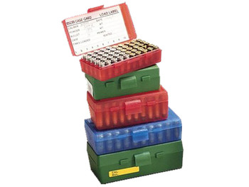 MTM Case-Gard P504410 Ammo Box Flip-Top Multi Caliber Green Polypropylene 50rd