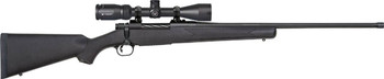 Mossberg 28125 Patriot  7mm Rem Mag 31 24 Black Right Hand with Vortex Crossfire II 39x40mm Scope UPC: 015813281256