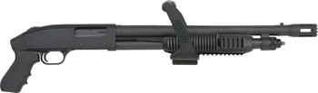 Mossberg 50692 590 Chainsaw 12 Gauge 51 3 18.50 StandOff Barrel Matte Blued Metal Finish Synthetic Pistol Grip Stock Railed Forend Removeable Top Handle UPC: 015813506922