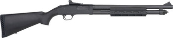 Mossberg 50765 590A1 Tactical 12 Gauge 3 61 18.50 Cylinder Bore Barrel Black Parkerized Rec with Ghost Ring Sight Black Synthetic Stock Right Hand Includes MLOK Handguard UPC: 015813507653
