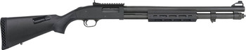 Mossberg 50768 590A1 Tactical 12 Gauge 3 81 20 Cylinder Bore Barrel Black Rec with XS Ghost Ring Sights Black Fixed with Storage Compartment Stock Right Hand Includes MLOK Handguard UPC: 015813507684