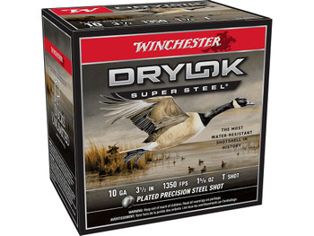 Winchester Ammo XSC10T Drylok Super Steel Magnum 10Gauge 3.50" 1 5/8oz TShot 25 Per Box/10 Case