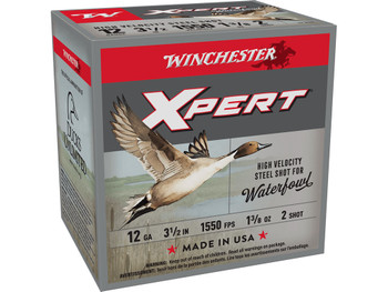Winchester Ammo WEX12L2 Super X Xpert High Velocity 12Gauge 3.50" 1 3/8oz 2Shot 25 Per Box/10 Case