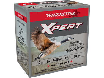 Winchester Ammo WEX123HBB Super X Xpert 12Gauge 3" 1 1/4oz BBShot 25 Per Box/10 Case