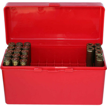 FLIP TOP RIFLE AMMO BOX 224 CLARK-9.3X57MM 60 ROUND RED
