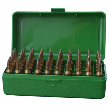 MTM  Ammo Box 50 Round Flip-Top 223 270 WSSM 460 500 S&W UPC: 026057227108