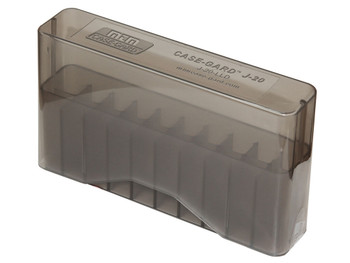 MTM Case-Gard J20LLD41 Slip-Top Ammo Box 338 Win Mag/7mm Clear Smoke Polypropylene 20rd