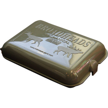 CASE OF 12 MECHANICAL BROADHEAD CASE ARMY GREEN UPC: 026057851129