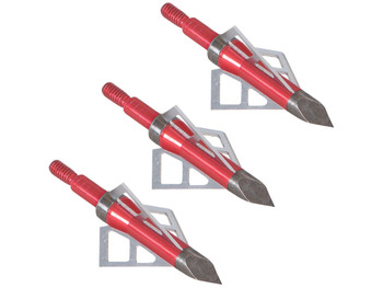 Allen 14696 Photon Broadhead Stainless Steel Blades Red 3 Pack