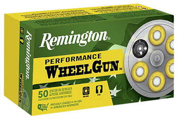 Remington Wheel Gun Subsonic Centerfire Ammunition, 38 Smith & Wesson, Lead Round Nose, 146 Grain - 50 Cartridge Box ( 50 / 1 )